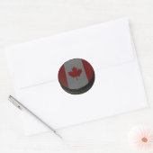 Canadian Hockey Puck Ronde Sticker (Envelop)