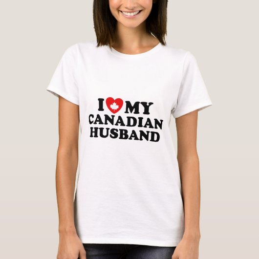 Canadian Husband T-shirt (Voorkant)