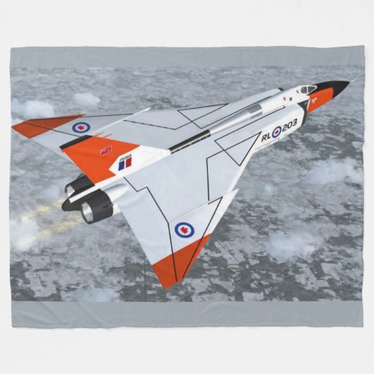 CANADIAN JET FLEECE DEKEN (Voorkant (Horizontaal))