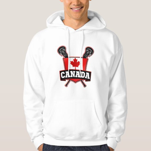 Canadian Lacrosse Logo Hoodie (Voorkant)