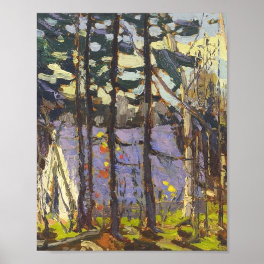 Canadian Landscape - Artist's Camp By Tom Thomson Poster (Voorkant)