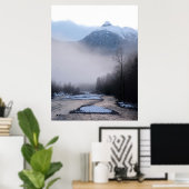 Canadian Landscape West Coast Forest Art Print (Thuiskantoor)