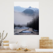 Canadian Landscape West Coast Forest Art Print (Keuken)