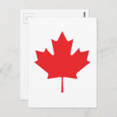 CANADIAN LEAF BRIEFKAART (Voorkant / Achterkant)