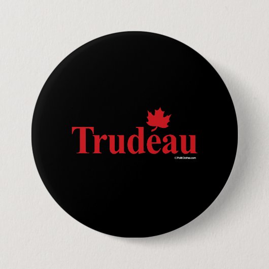 Canadian Liberal Trudeau -.png Ronde Button 7,6 Cm (Voorkant)