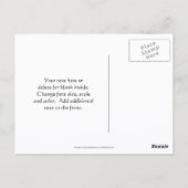 Canadian Lily Flower Photography Personalized Briefkaart (Achterkant)