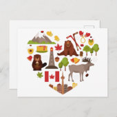 Canadian Love briefkaart (Voorkant / Achterkant)