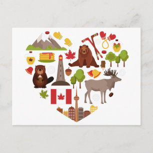 Canadian Love briefkaart