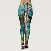 Canadian Majestic Mountain Beer Design Leggings (Achterkant)