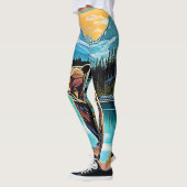 Canadian Majestic Mountain Beer Design Leggings (Links)