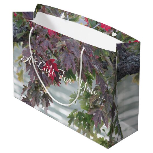 Canadian Maple Bag Groot Cadeauzakje (Achterkant Gekanteld)