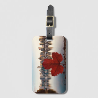 Canadian Maple Leaf Bagagelabel