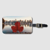 Canadian Maple Leaf Bagagelabel (Voorkant (horizontaal))