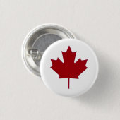 Canadian Maple leaf Button (Voorkant /achterkant)
