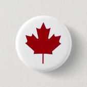 Canadian Maple leaf Button (Voorkant)