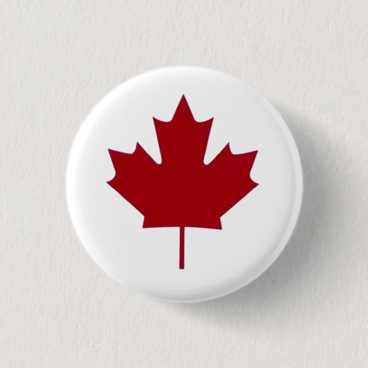 Canadian Maple leaf Button (Voorkant)