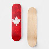 Canadian Maple Leaf Camo Persoonlijk Skateboard (Voorkant)