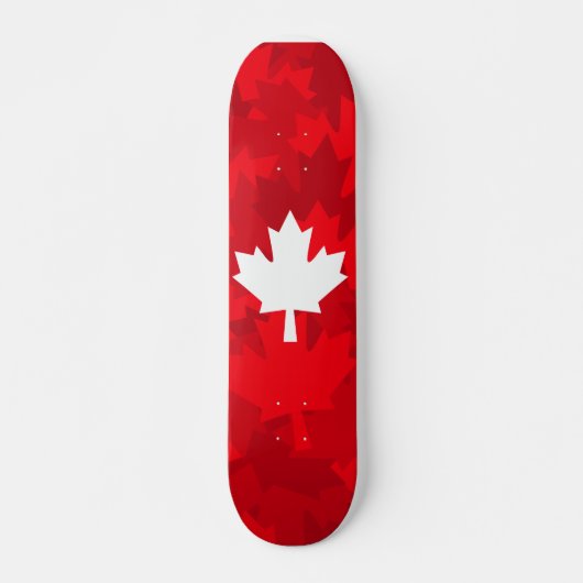 Canadian Maple Leaf Camo Persoonlijk Skateboard (Voorkant)