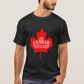 Canadian Maple Leaf Canada Day Family Matching T-shirt (Voorkant)