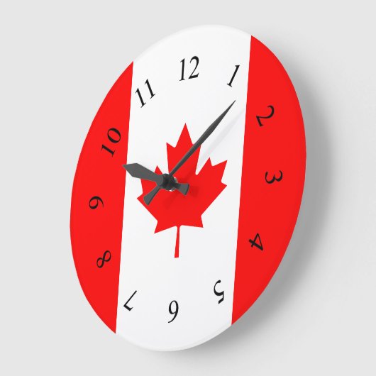 Canadian Maple Leaf Canada Grote Klok (Hoek)