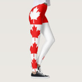 Canadian Maple Leaf Decor op Leggings (Rechts)