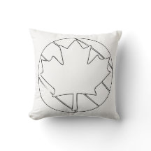 Canadian Maple Leaf lijn tekening illustratie