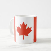 Canadian Maple Leaf Map Koffiemok (Voorkant links)