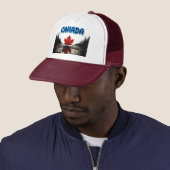 Canadian Maple Leaf Nature Landscape Trucker Pet (In situ)
