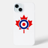 Canadian Maple Leaf Roundel Graphic Case-Mate iPhone Case (Achterkant)