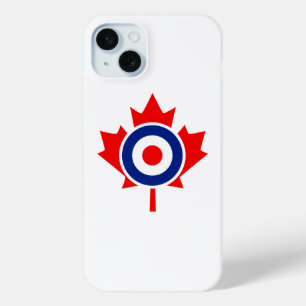 Canadian Maple Leaf Roundel Graphic iPhone 15 Mini Hoesje