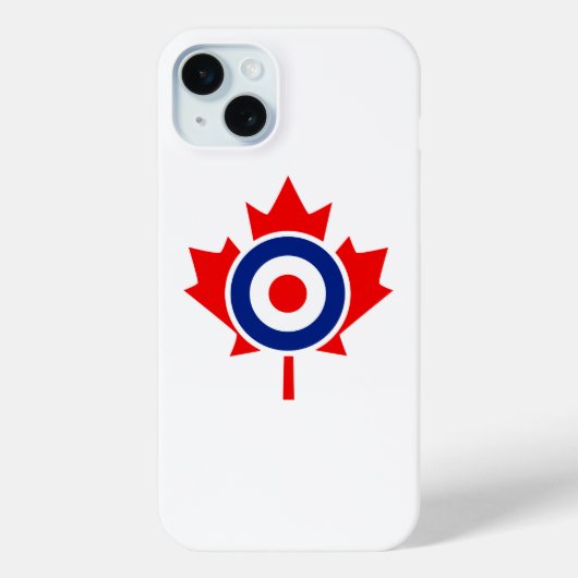 Canadian Maple Leaf Roundel Graphic Case-Mate iPhone Case (Achterkant)