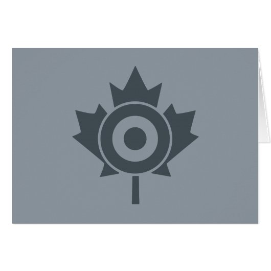 Canadian Maple Leaf Roundel Mod CANADA (Voorkant Horizontaal)