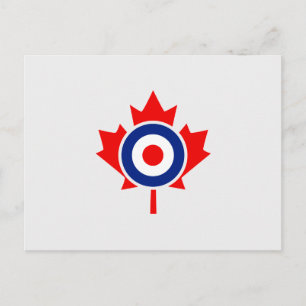 Canadian Maple Leaf Roundel Mod CANADA Briefkaart