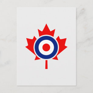 Canadian Maple Leaf Roundel Mod CANADA Briefkaart