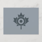 Canadian Maple Leaf Roundel Mod CANADA Briefkaart (Voorkant)