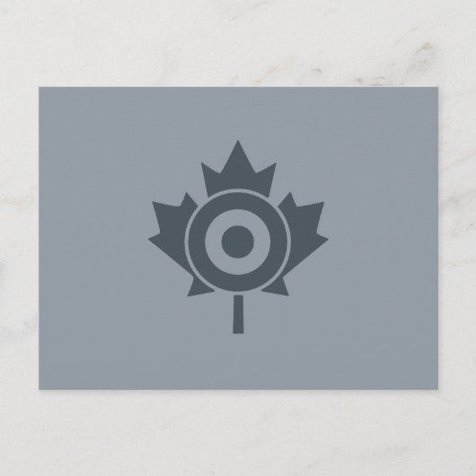 Canadian Maple Leaf Roundel Mod CANADA Briefkaart (Voorkant)