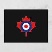 Canadian Maple Leaf Roundel Mod CANADA Briefkaart (Voorkant)