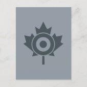 Canadian Maple Leaf Roundel Mod CANADA Briefkaart (Voorkant)