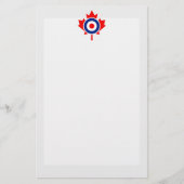 Canadian Maple Leaf Roundel Mod CANADA Briefpapier (Voorkant)