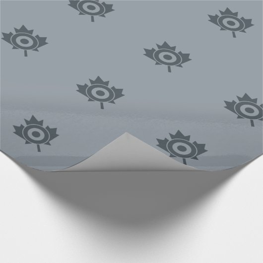 Canadian Maple Leaf Roundel Mod CANADA Cadeaupapier (Hoek)