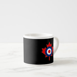 Canadian Maple Leaf Roundel Mod CANADA Espresso Kop
