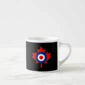 Canadian Maple Leaf Roundel Mod CANADA Espresso Kop (Rechts)