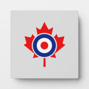Canadian Maple Leaf Roundel Mod CANADA Fotoplaat