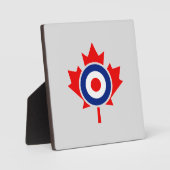 Canadian Maple Leaf Roundel Mod CANADA Fotoplaat (Voorkant)