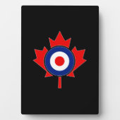 Canadian Maple Leaf Roundel Mod CANADA Fotoplaat (voorkant)