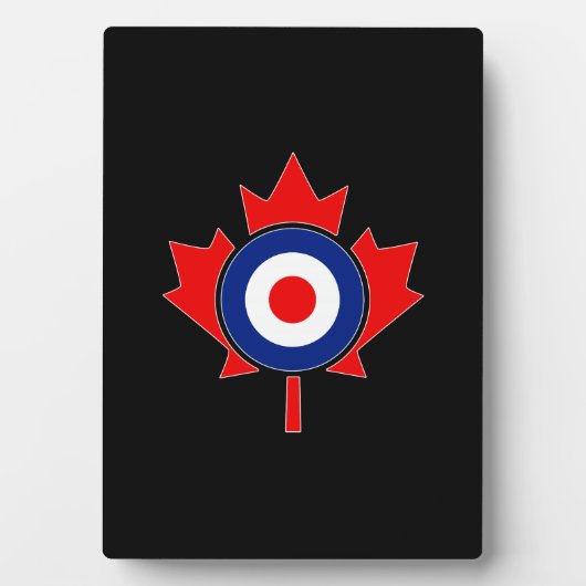 Canadian Maple Leaf Roundel Mod CANADA Fotoplaat (voorkant)