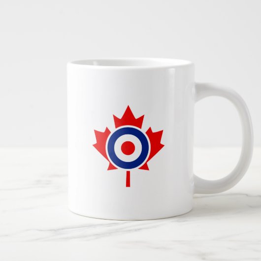 Canadian Maple Leaf Roundel Mod CANADA Grote Koffiekop (Rechts)
