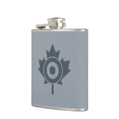 Canadian Maple Leaf Roundel Mod CANADA Heupfles (Links)