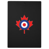 Canadian Maple Leaf Roundel Mod CANADA Klembord (Achterkant)