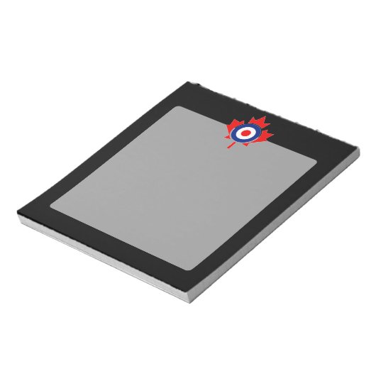 Canadian Maple Leaf Roundel Mod CANADA Notitieblok (Linkerzijde)